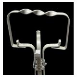 MB - Vintage Decorative Art Deco Metal Stand with Ornate Base