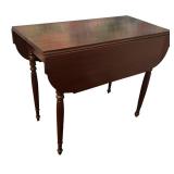 BR - Vintage Drop Leaf Table with Turned Legs