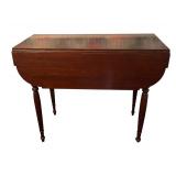 BR - Vintage Drop Leaf Table with Turned Legs