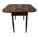 BR - Vintage Drop Leaf Table with Turned Legs