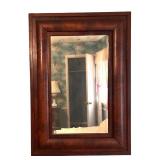MB - Vintage Wall Mirror with Wood Frame