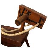 MB - Vintage Wooden Rocking Horse