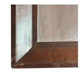 MB - Vintage Wood Framed Mirror