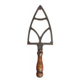 MB - Collection of 5 Vintage Cast Iron Trivets with Various Designs