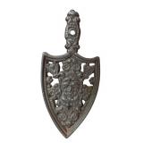 MB - Collection of 5 Vintage Cast Iron Trivets with Various Designs