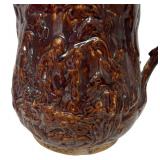 MB - Set of 2 Vintage Ceramic Pitchers including S Hughes Stag Relief