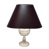 MB - Vintage Glass Pedestal Table Lamp