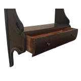 U - Vintage Wooden Wall Shelf