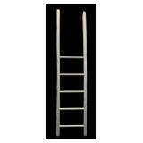 U - Vintage White Wooden Ladder