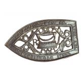 MB - Vintage Cast Iron Sad Iron Trivets