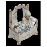 MB - Antique Porcelain Fairing Box