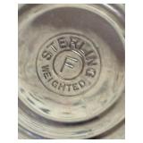 MB - Pair of Vintage Weighted Sterling Silver Candle Holders