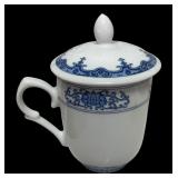 MB - Blue and White Pitchers and Lidded Teacup Collection
