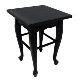 MB - Petite Black Vintage Accent Table