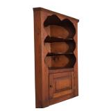 BR - Vintage Wooden Corner Shelf