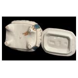 MB - Fancy Antique Porcelain Fairing Box