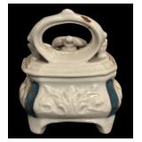 MB - Fancy Antique Porcelain Fairing Box