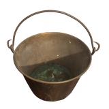 MB - Pair of Vintage Copper Buckets with Handles