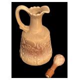 MB - Vintage Slag Glass Cruet