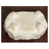 MB - Vintage Brass Candle Holder, Antique Porcelain Fairing Box, Figurine Opera Glasses and More