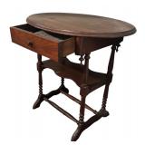 BR - Vintage Wooden Accent Table