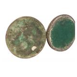 MB - Pair of Silver Plated Candleholders