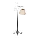 MB - Vintage Wrought Iron Floor Lamp