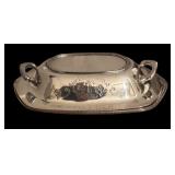 BR - Collection of Silver Plated Serving Pieces including Platters, Bowls, Casserole Dish and More