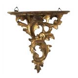 BR - Vintage Ornate Gold Wall Shelf