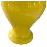 P - Pair of Vintage Yellow Table Lamps