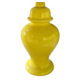 P - Pair of Vintage Yellow Table Lamps