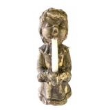 P - Outdoor Angel Figurine with Candle Holder