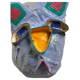 K - Gina Truex Papier-Mache Bear Wall Mask