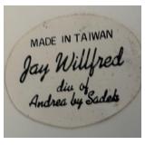 P - Pair of Jay Willfred Andrea by Sadek White Planter Pots