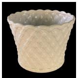P - Pair of Jay Willfred Andrea by Sadek White Planter Pots