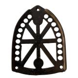 P - Set of 5 Vintage Cast Iron Trivets Assorted Designs