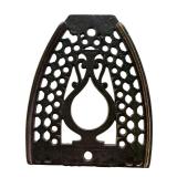 P - Set of 5 Vintage Cast Iron Trivets Assorted Designs