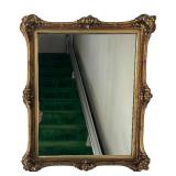 S - Vintage Ornate Gold Framed Mirror