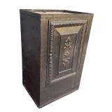 O - Vintage Metal Pie Safe with Embossed Door