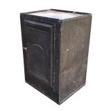 O - Vintage Metal Pie Safe Cabinet