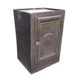O - Vintage Metal Pie Safe Cabinet