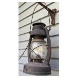 O - Vintage Metal Lantern Lamp