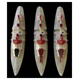 P - Set of 3 Vintage TootsieToy Diecast Model Ships