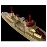 P - Set of 3 Vintage TootsieToy Diecast Model Ships