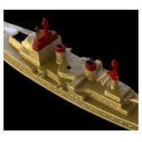 P - Set of 3 Vintage TootsieToy Diecast Model Ships