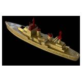 P - Set of 3 Vintage TootsieToy Diecast Model Ships