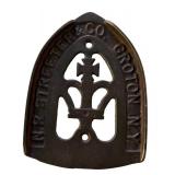 P - Collection of 5 Vintage Cast Iron Trivets Assorted Designs