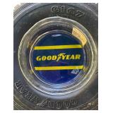 P - Set of 2 Vintage Goodyear Tire Ashtrays including G167 and Aquatred