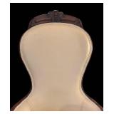 FR - Antique High-Back Upholstered Accent Chair