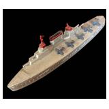 FR - Set of 5 Vintage Tootsie Toy Diecast Metal Ships